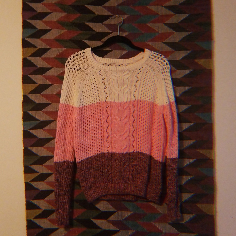 Forever 21 Color Blocked Sweater